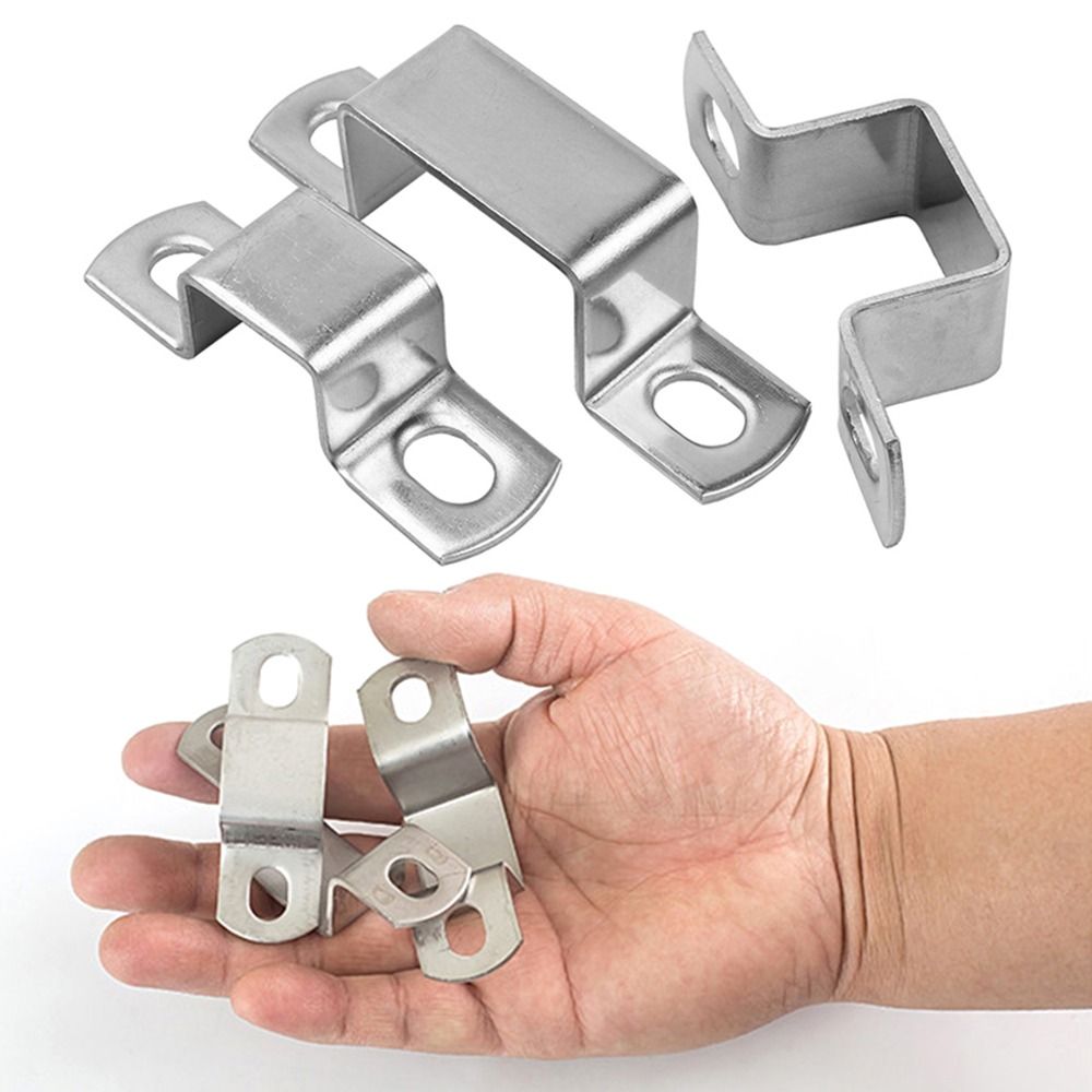 10Pcs Durable Throat Hoop Horseback Hose Clamp Plumbing Tightening Fastening Buckles Riding Clip 304 Stainless Steel M5-M100 5mm-100mm Saddle Clip Ohm Tube Card