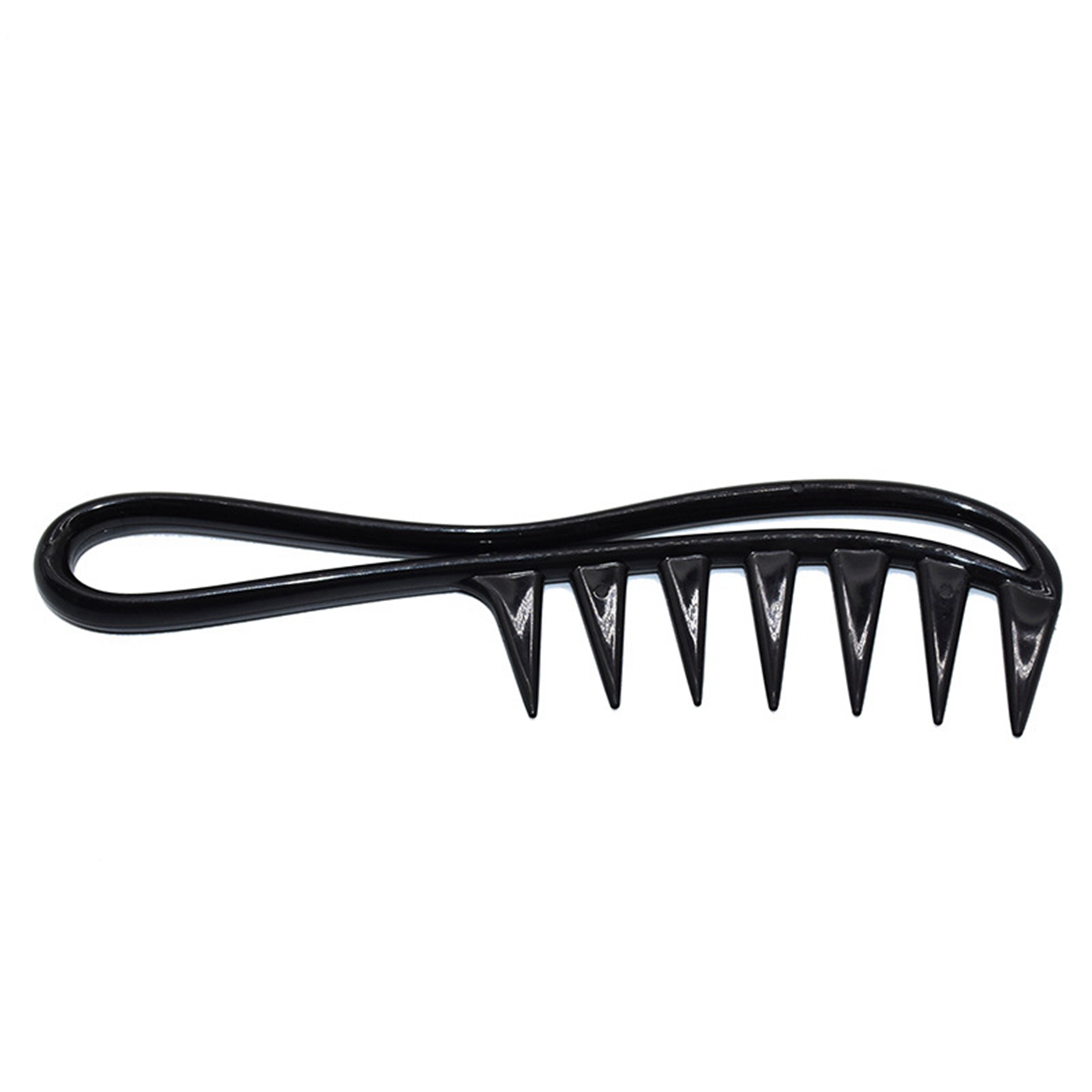 OUMERY 2X Wide Tooth Plastic Comb Detangler Curly Hair Salon Hairdressing Comb Massage for Hair Styling Tool