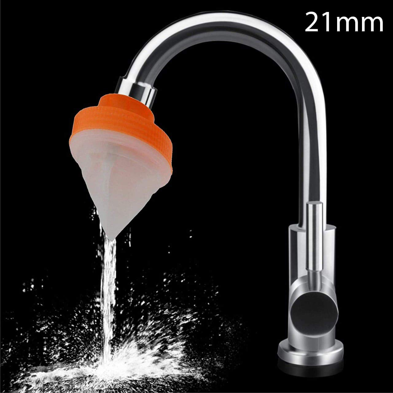 Anti-Splash Adjustable Tap Filter Water Softener (2 Pc)