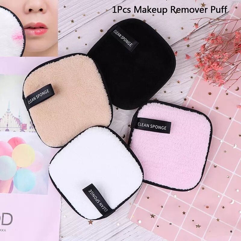 Makeup Remover Puff Facial Cleaning Tools - 1Pc By Alliance Express