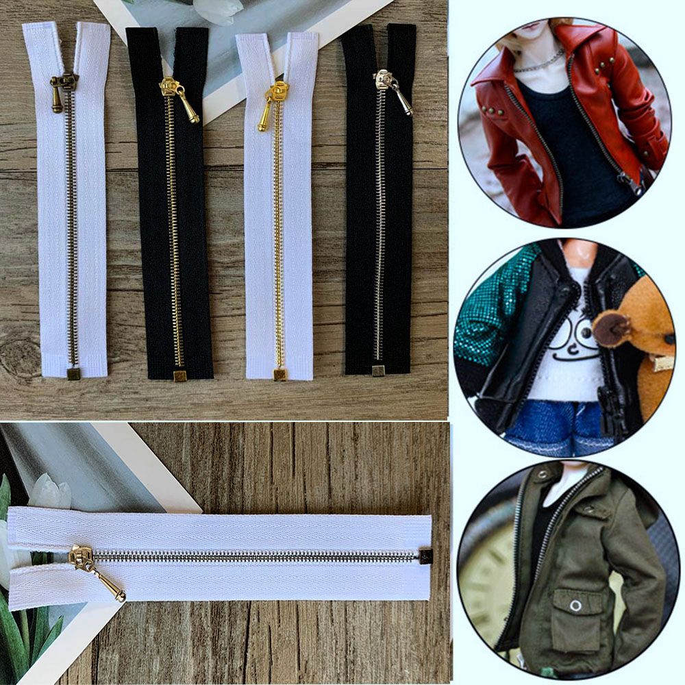 Hot Sales 8 Styles 10*2cm Garment Applique Mini Zipper Handmade Sewing Scrapbooking Doll Clothing Zippers