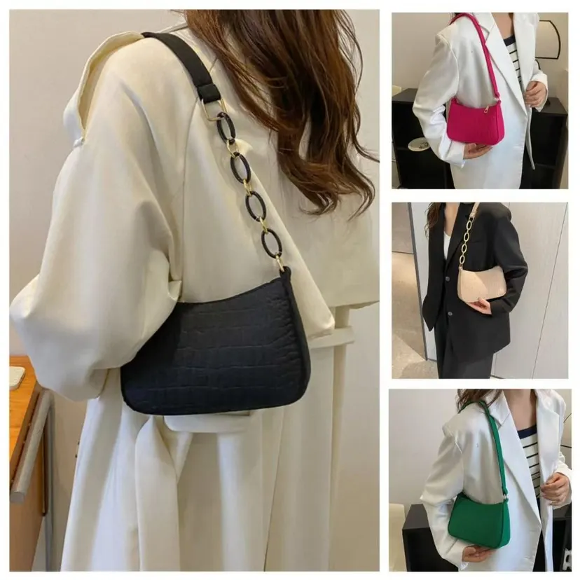Hot Felt Crossbody Bag Niche Luxurious Small Square Bag Armpit Design Advanced Texture Shoulder Bag Lady