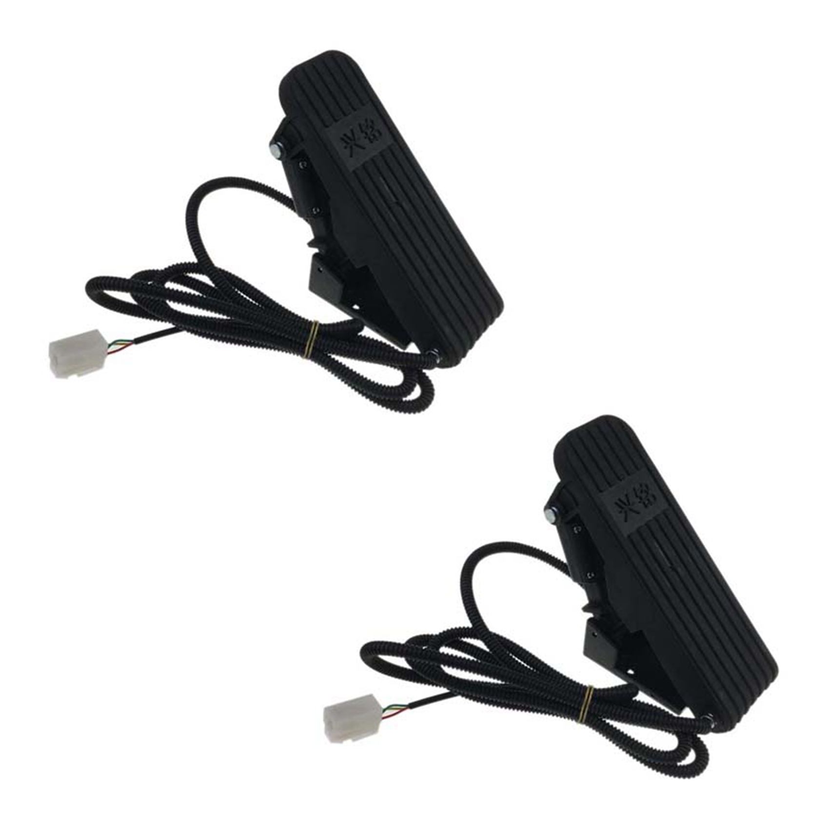 JINMY 2X Foot Pedal Throttle Foot Pedal Accelerator Electric Car Accelerator Pedal Speed Control Bicycle Conversion Kit