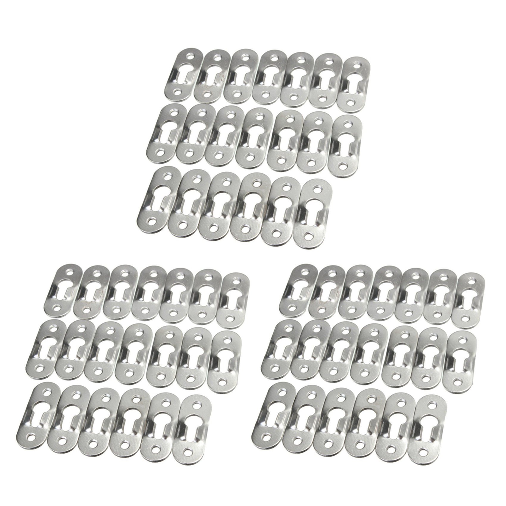 ZOROOM 60 Pcs 44mm Metal Keyhole Hanger Fasteners Picture Photo Painting Fasteners
