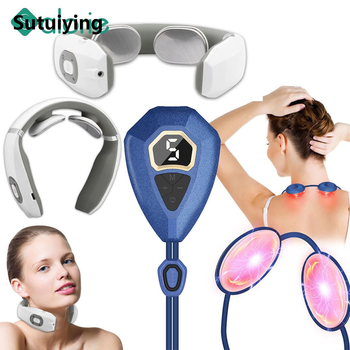 Sutuiying echargeable e assager with eat eating Electr Ceral assager 3 assage ee ulse ES assage ool ealth