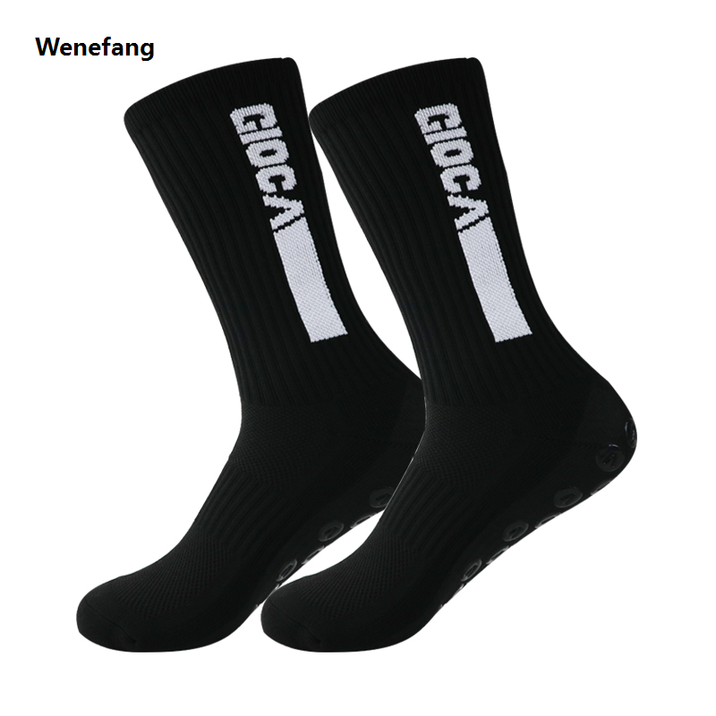Wenefang Long Knee Socks High Soccer Non-slip slip Football Socks Anti Sport Cycling Socks