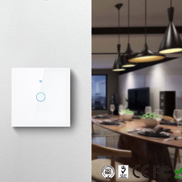 Tuya Smart One Gang Touch Switch Works With Amazon Alexa Google Assistant