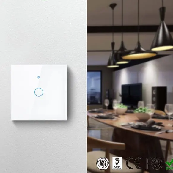 Tuya Smart One Gang Touch Switch Works With Amazon Alexa Google Assistant - image 1