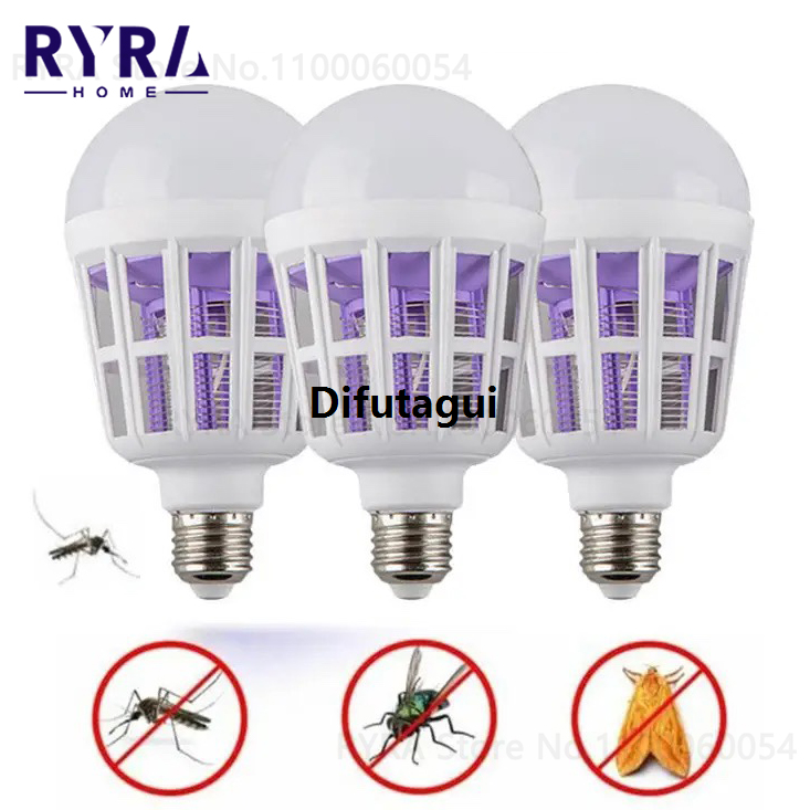 Difutagui Electric Mosquito Killer Lamp Trap Light Insect Bargain price Killer Lamps No Radiation Fly Bug Control Bulb