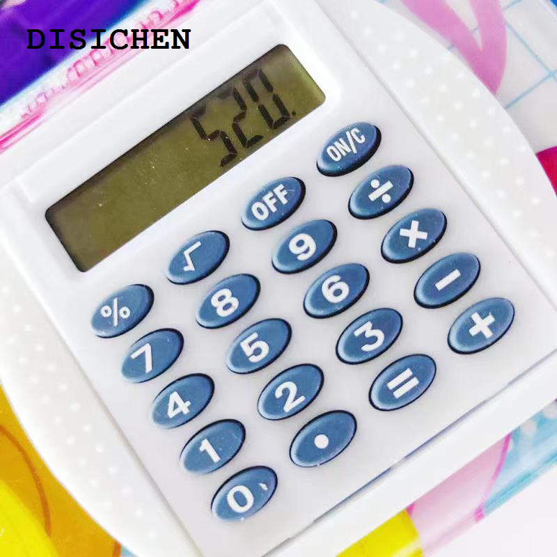 DISICHEN Luxury Disney Frozen Double Cartoon Stationery Box + Calculator Student Creative Multifunctional Pencil Box School Supplies Gift