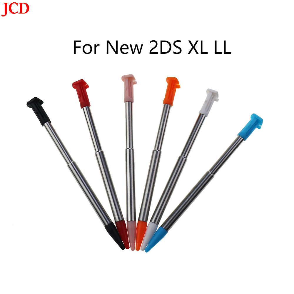 High Quality JCD 1 Pcs Metal Telescopic Stylus Touch Screen Pen for Nintend New 2DS LL XL