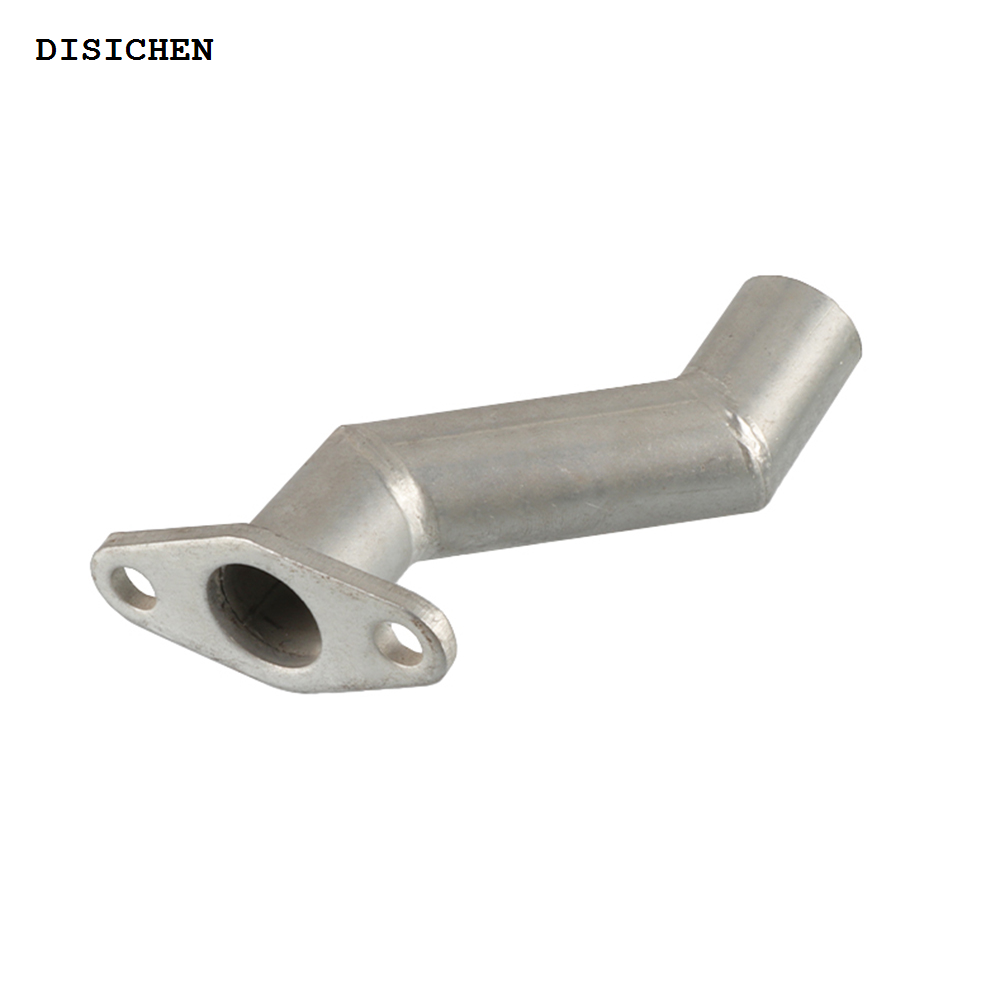 DISICHEN Portable New specials Bike 40mm Offset Long Intake Manifold W/Gasket For 49cc 60cc 66cc 80cc Motorized Bicycle Carburetor Parts