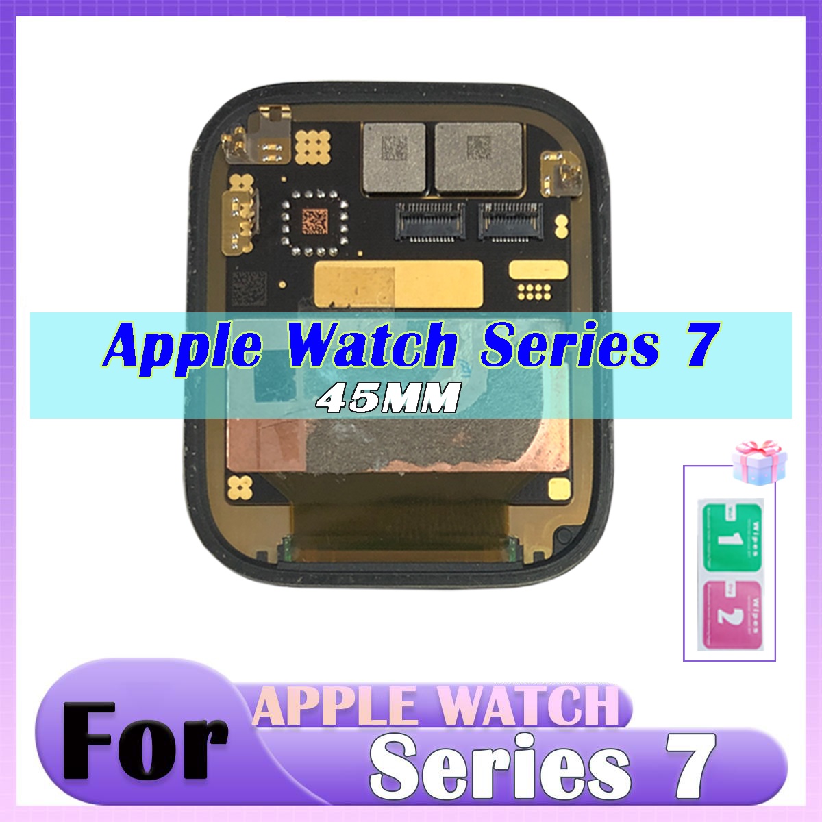 HOT AMOLED For apple watch Series7 lcd Touch Screen Display Digitizer Assembly Substitution,for apple watch S7 LCD 41/45mm Display