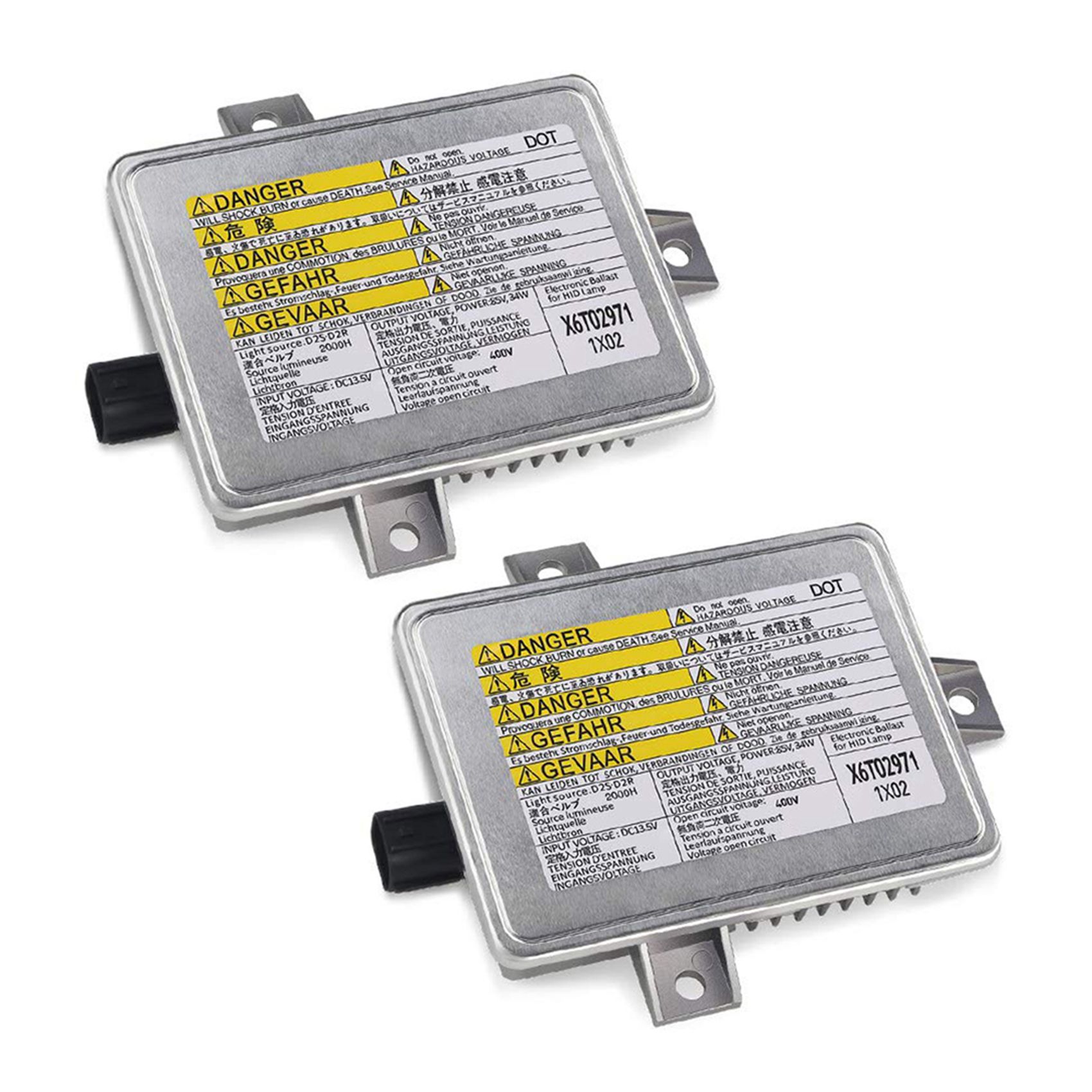 OYPFXMI 2X W3T10471 X6T02991 33119-S0K-A10 Xenon HID Headlight Ballast for TL TSX S2000 Accord 3 5 Grandis