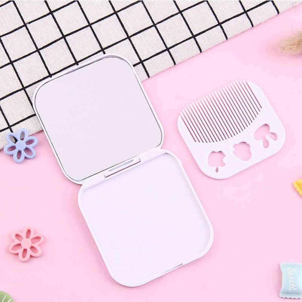 Handheld Fashionable Beauty Pocket Mirror(Color May Vary)