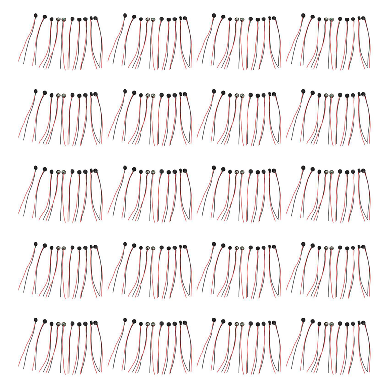 OUMERY 200pcs Electret Condenser MIC 4mm X 2mm for PC Phone MP3 MP4