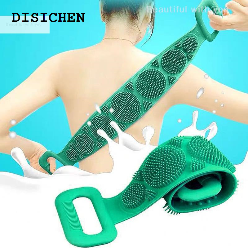DISICHEN 2025 New Magic Silicone Brushes Bath Towels Rubbing Back Mud Peeling Body Massage Shower Use For Hand Face Feet Body Clean Frequent Use