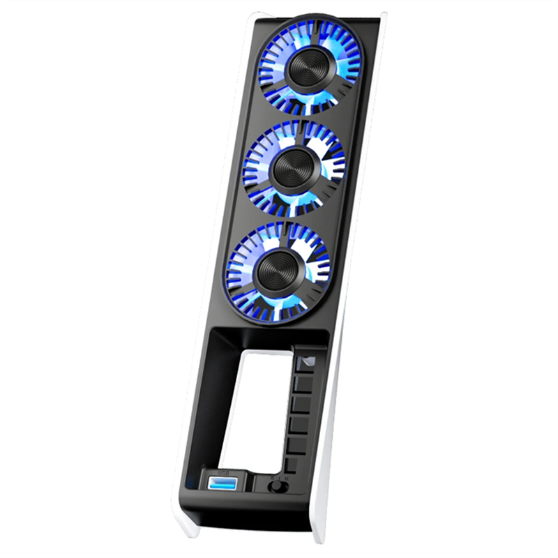 IINE Host Temperature-Controlled Cooling Fan Host Control Fan Intelligent Cooling Fan for Slim Intelligent Cooling Fan with Light L960