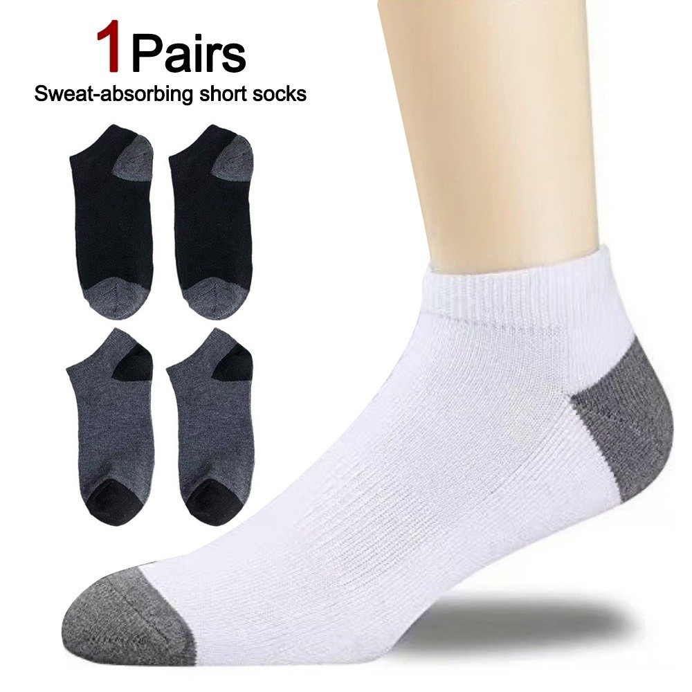 High Quality Solid Color Ankle Socks Breathable Odor Proof Sports Socks Sweat Absorbing Low Cut Short Socks for Outdoor Activities