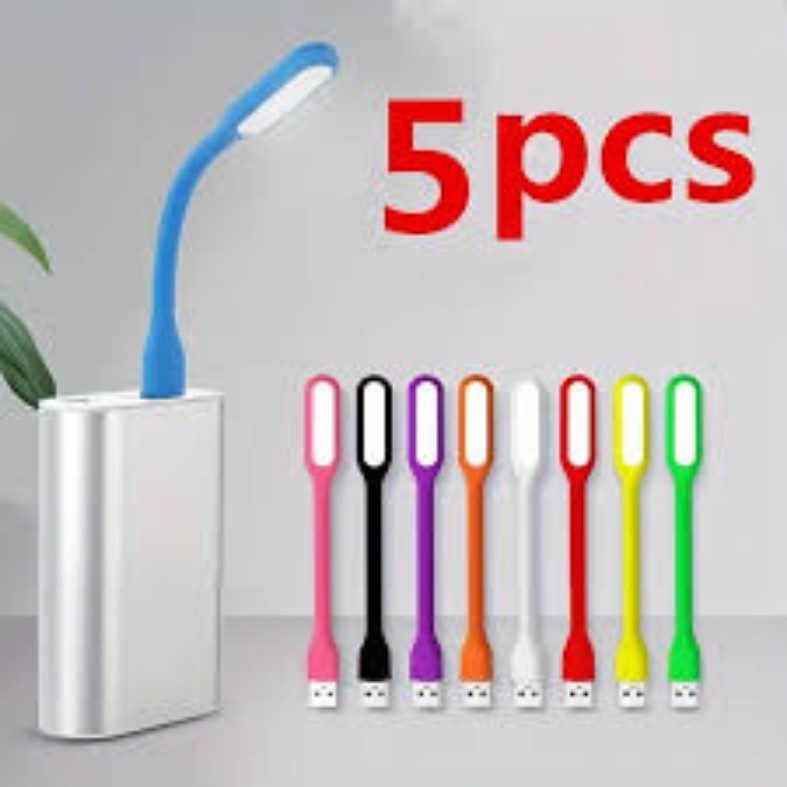 5pcs Mini Bendable USB LED Lamp Portable Keyboard USB Light
