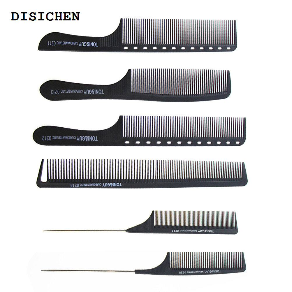 DISICHEN 【2025 Version】 6pcs of One Set Professional Hair Comb Durable Comb Portable Hair Folding Hair Comb for Home Man Woman Salon Barber