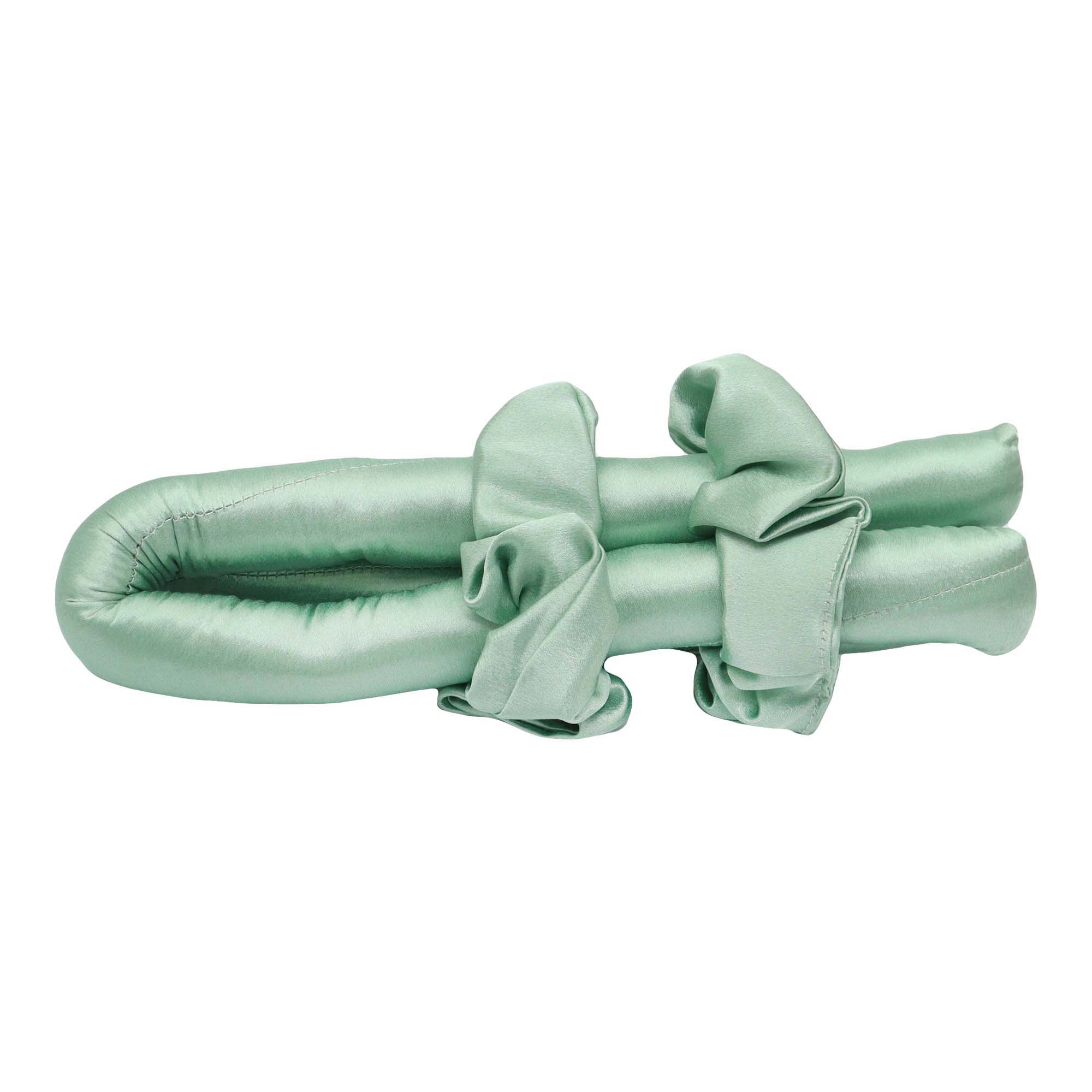 Mint Green Heatless Hair Curling Tool - No Heat, Gentle Styling