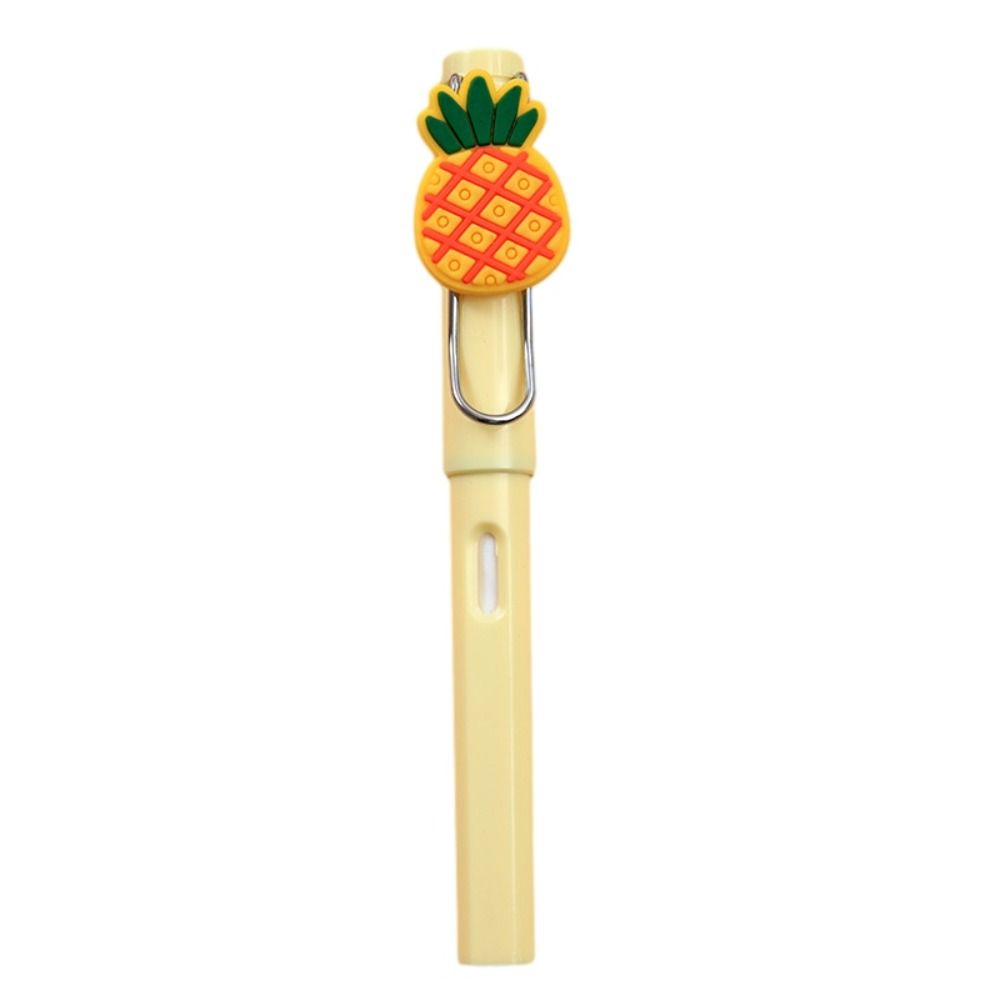Technology Plastic Cartoon Eternal Pencils Fruit Bear Cute Gifts Unlimited Writing Pen with Fruits Animal Decoration No Sharpening Pencils Student Stationery