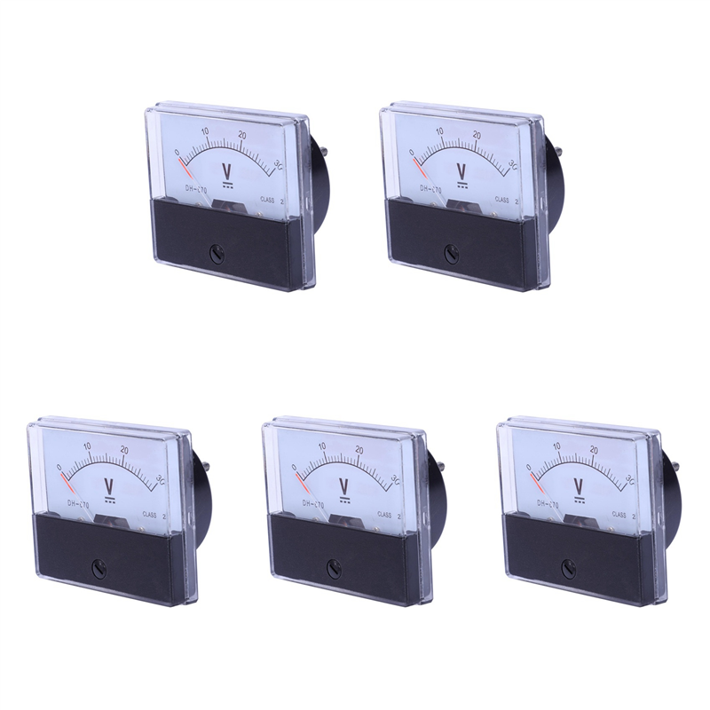 fasdaga 5X -670 Accuracy DC 30V Analog Panel Meter Voltmeter