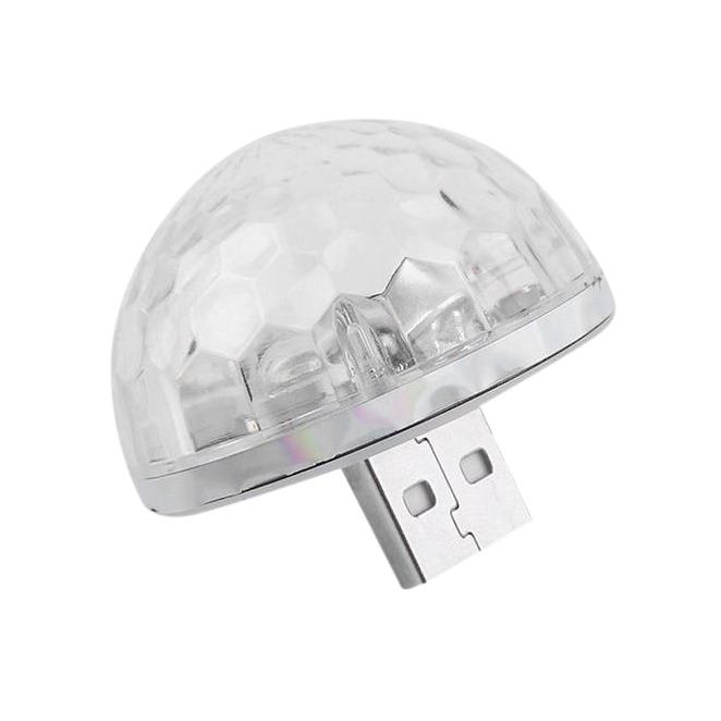 Microphone USB Multi-coloured Light Change Along With Music Rhythm