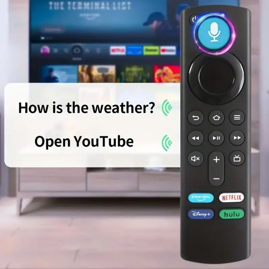 NEW Voice Remote Compatible with Fire TV Streaming Media Devices, Upgrade Your Fire TV Stick Cube with This L5B83G 3rd-Gen Replaceme