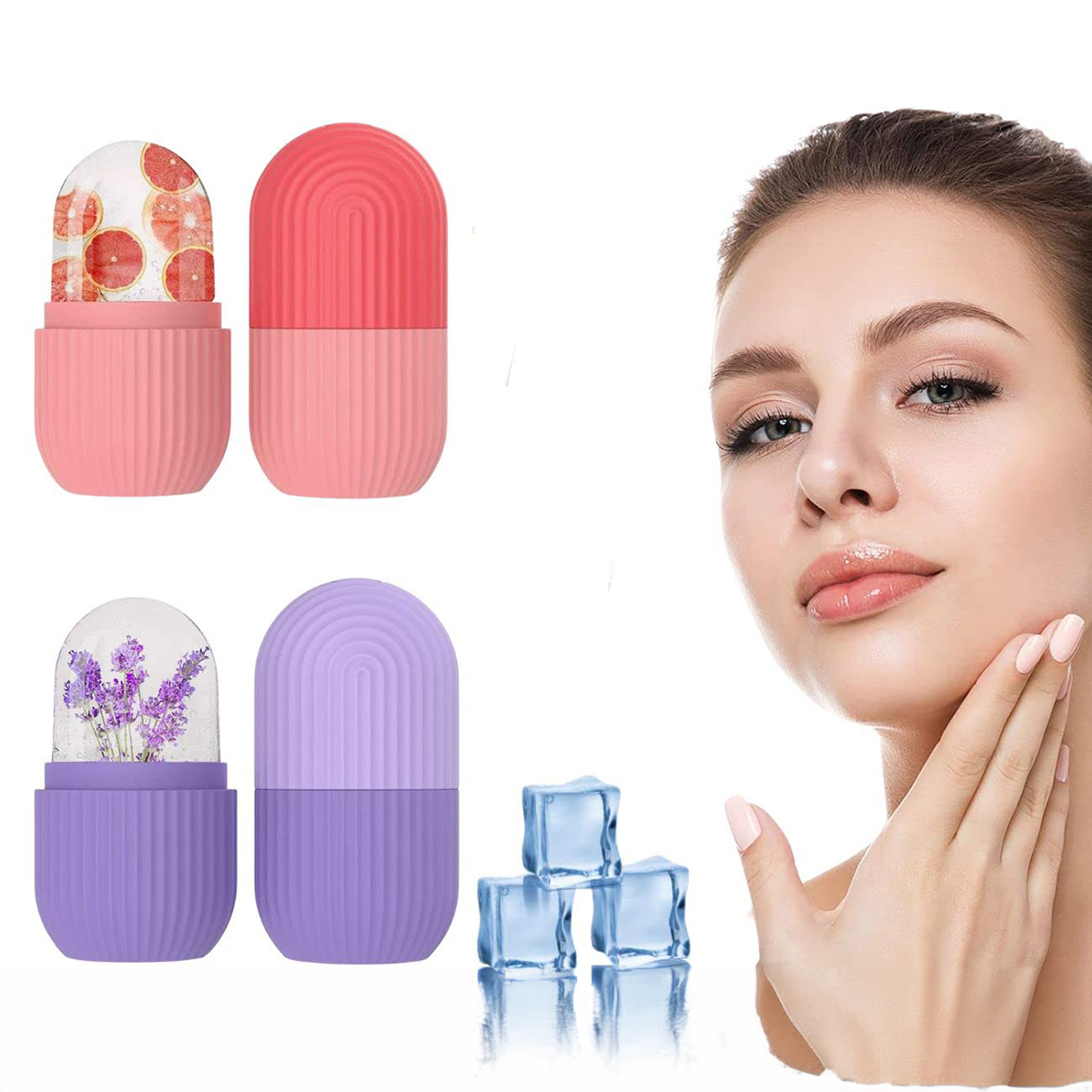 Reusable Silicon Ice Roller Massager