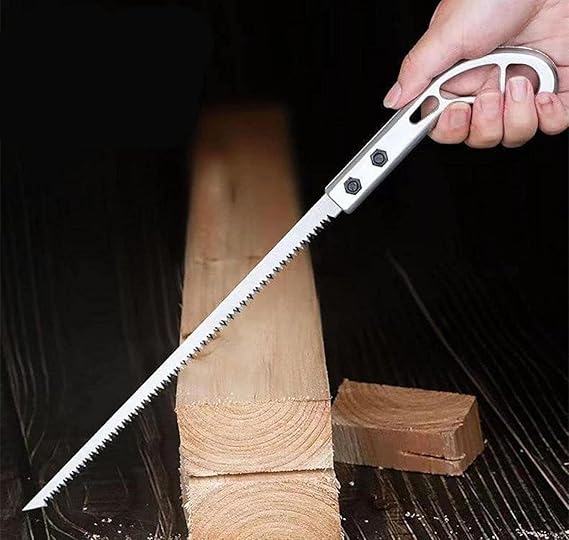 Portable Mini Hand Saw with 2 Extra Blades - Japanese Style Gardening & Wood Cutting Saw