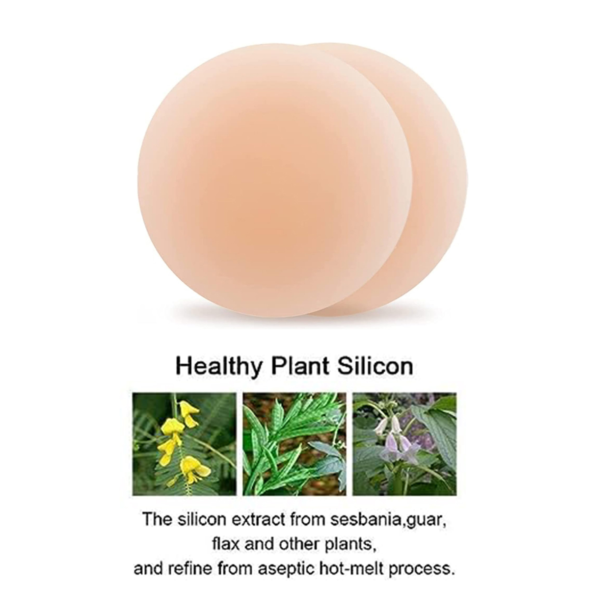 Nipple Cover Silicon Summer Silicone Invisible Reusable Pasties - NC020 - image 1