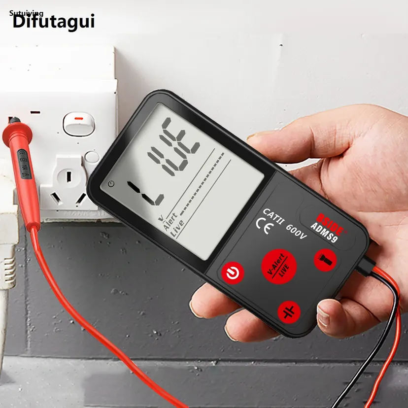 Difutagui Sutuiying BSIDE New Digital Multimeter Smart 9999 DC/AC Voltage Tester Original Capacitance Resistance Diode NCV HZ Live Wire Detection Test
