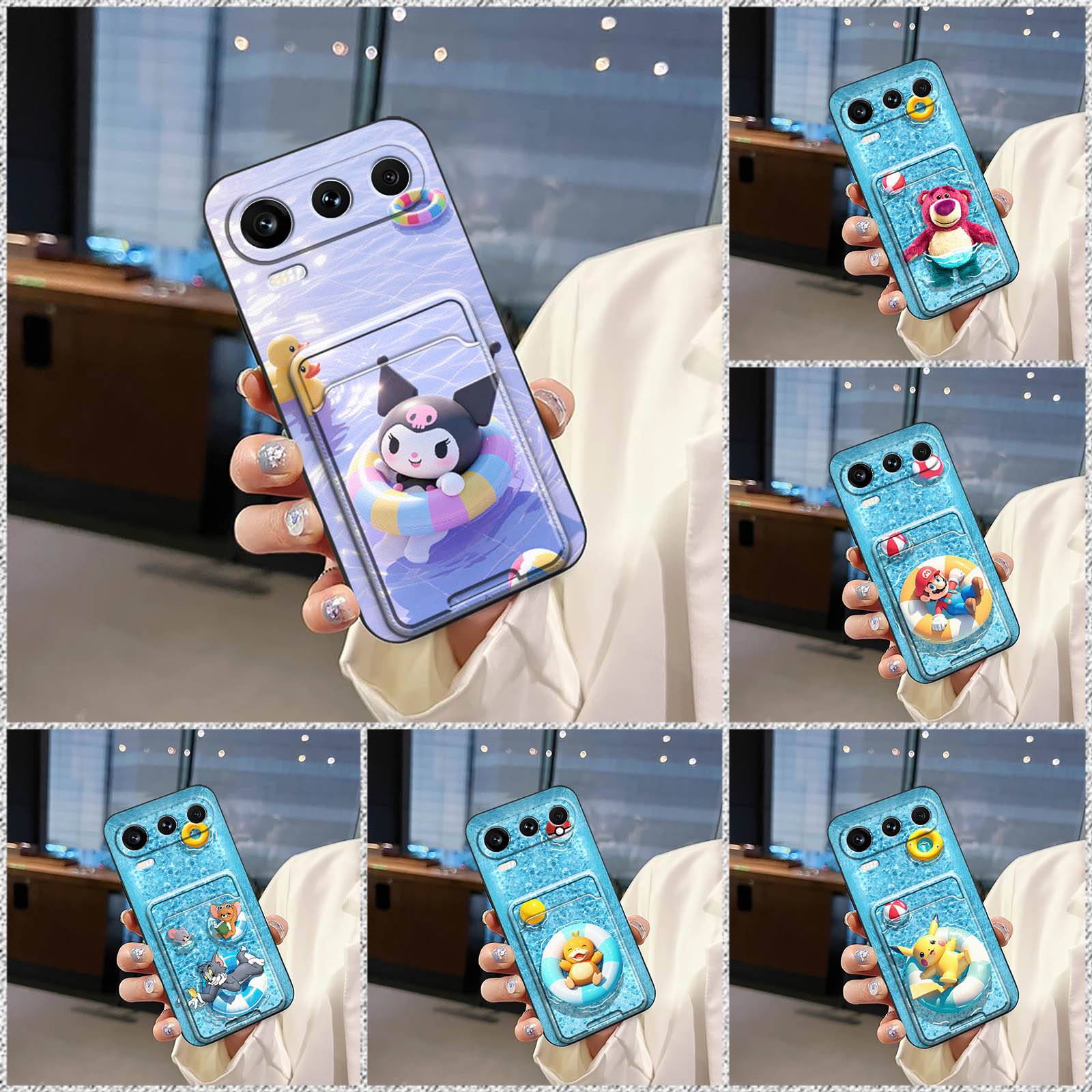 Shockproof Graffiti Phone Case For Honor600 Pro China Dirt-resistant Waterproof Full wrap Card sleeve protective Cute
