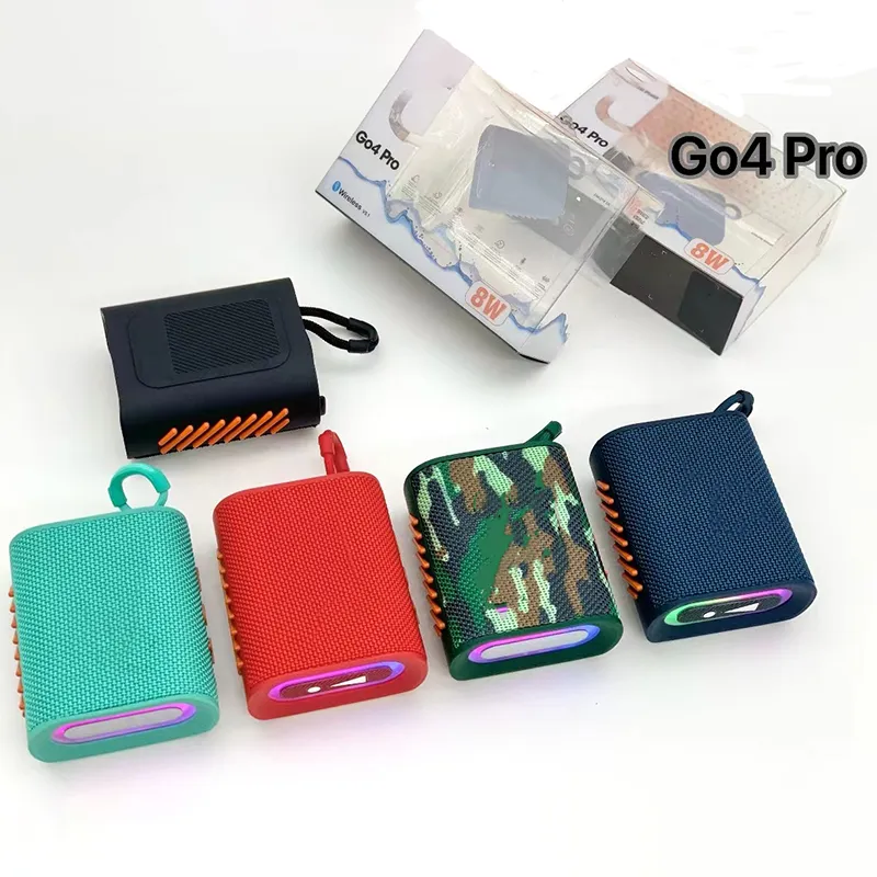 Premium GO4 Waterproof Bluetooth Speaker | Mini Portable Wireless Speaker with Enhanced Bass, 3W Driver, Bluetooth 5.0, Built-in Mic, USB-C, Rechargeable Battery - Outdoor & Indoor Use