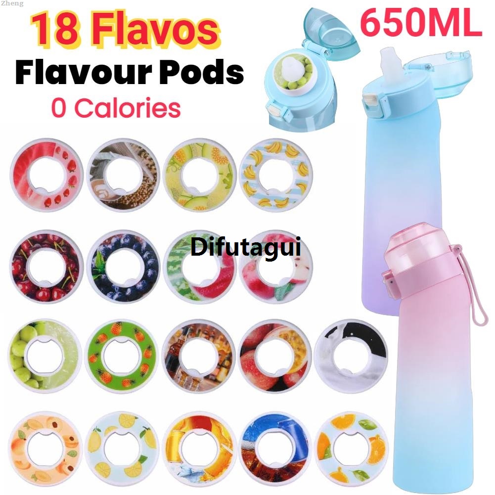 Difutagui Zheng Bottle Flavored Fruit 650ML for Sugar 0 Ring Drink Flavor High Fashion Quality Pods Scented Air Pods More Water Fragrance Drinking Water