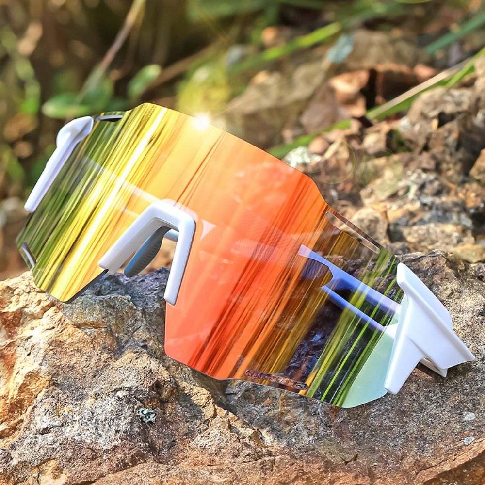 Durable UV Protection Sports Sunglasses Wrap Around Color Change Biking Eyewear Comfortable To Wear Ventilated Cycling Goggles Outdoors