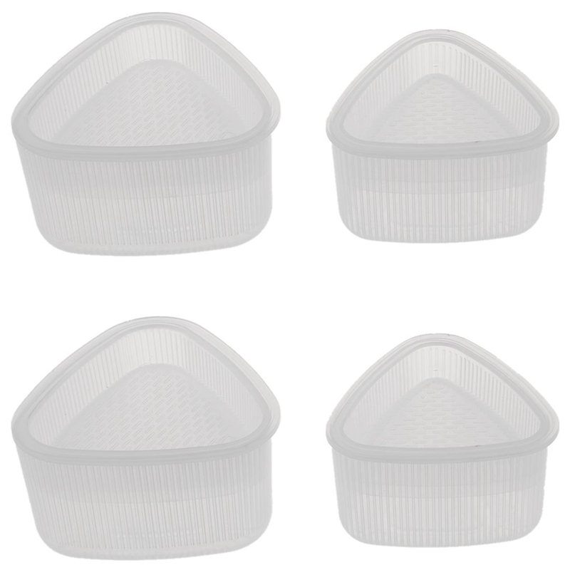 4 PCs Triangular Form Sushi Mold Onigiri Rice Ball Frame Food Mould Decorating Tools
