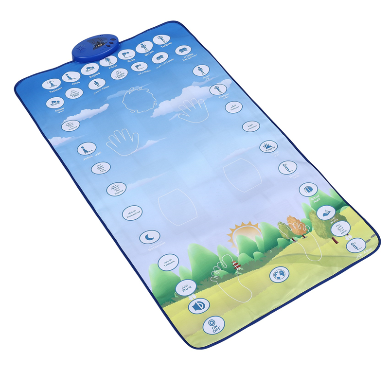 Adult Electronic Interactive Worship Blanket Soft Worship Learning Tool Portable Prayer Mat for Home Durable