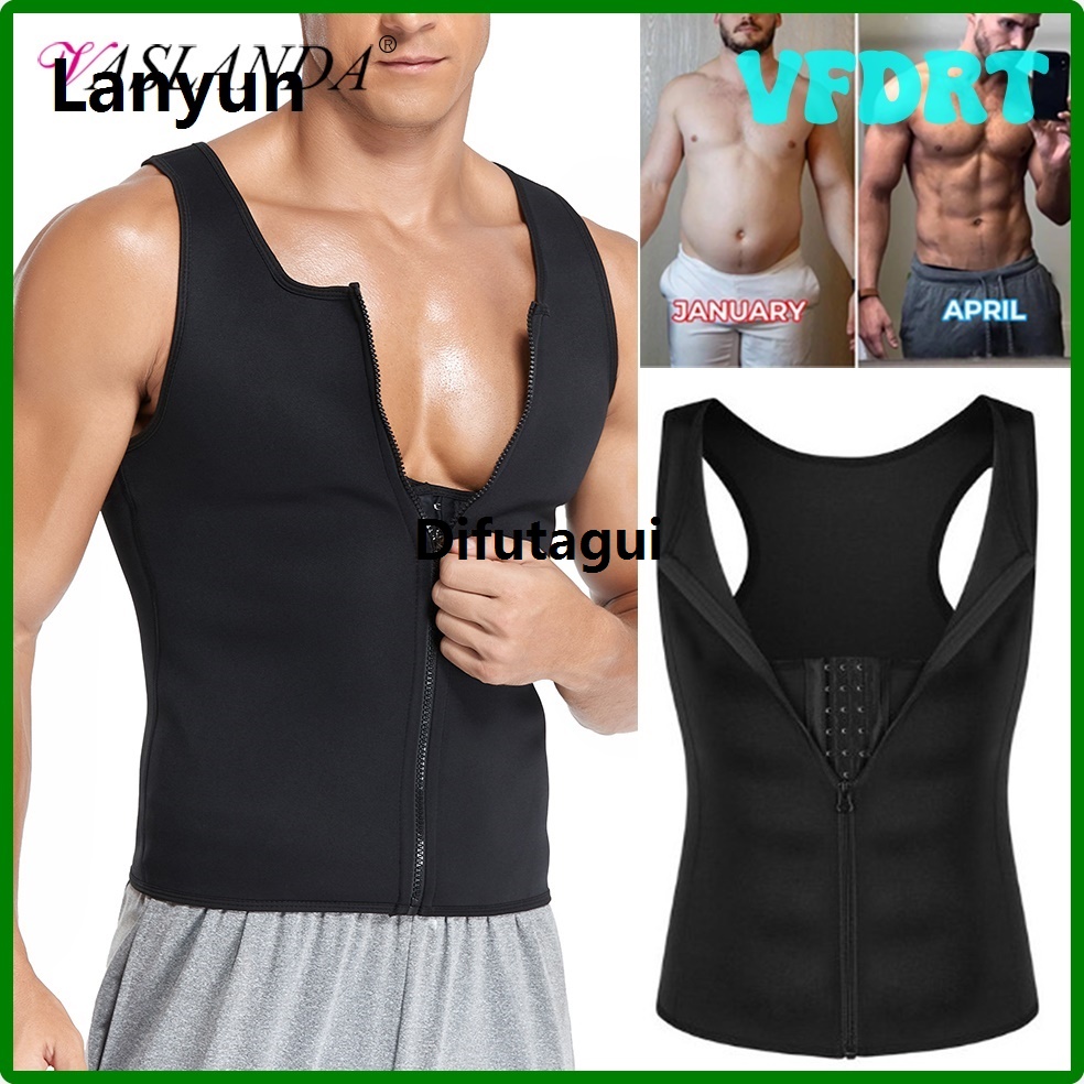 Difutagui Men Body Shaper Slimming T Shirt Compression Shirts Gynecomastia Luxury Undershirt Waist Trainer Muscle Tank Tops Weight Loss Shapewear
