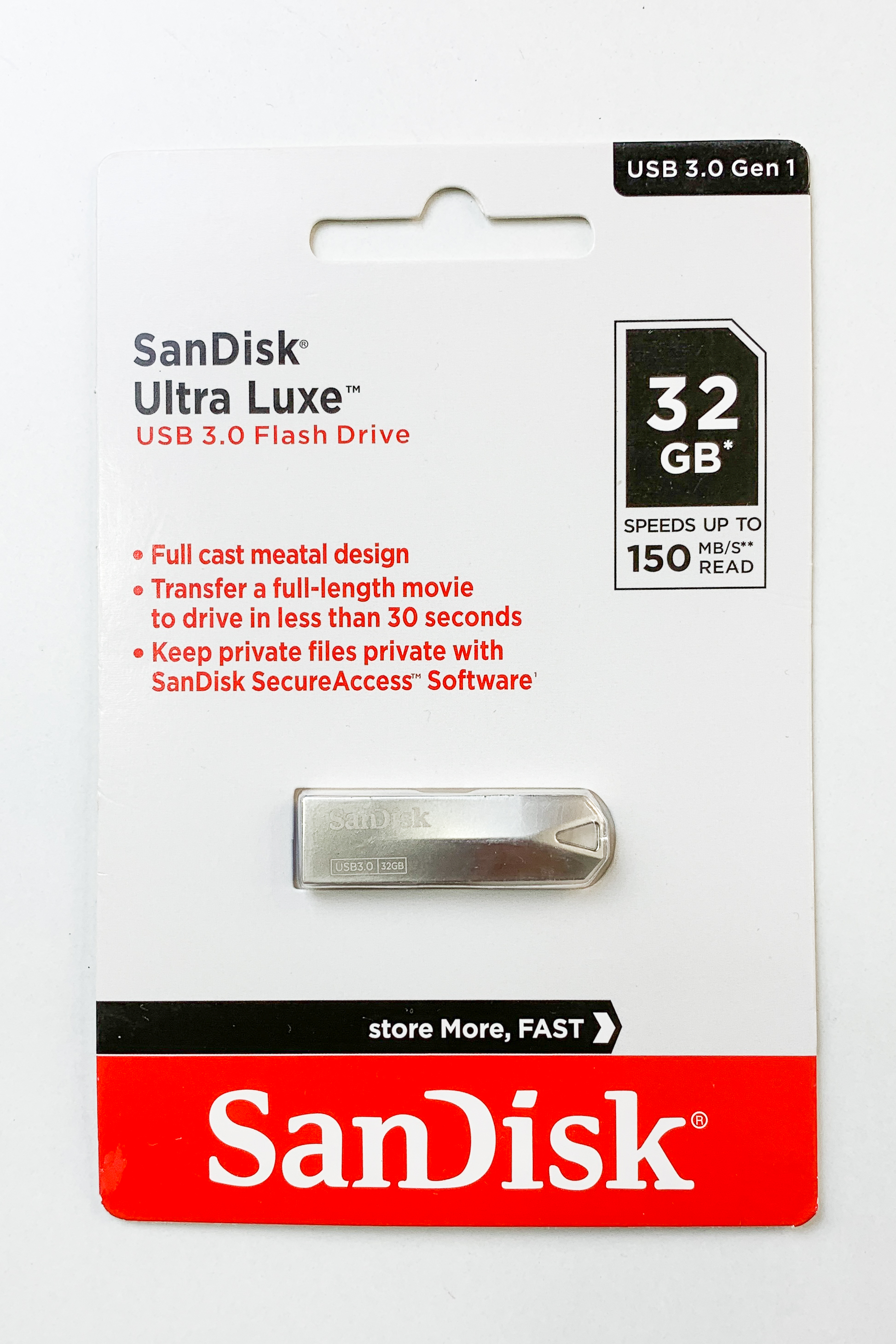Sand Disk Flash Drive Ultra Luxe USB 3.0 32GB