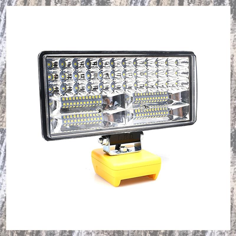 8Inch 84LED Work Light Portable Cordless Tool Lamp Spotlight Emergency Lighting Flashlight for 18V 20V Battery