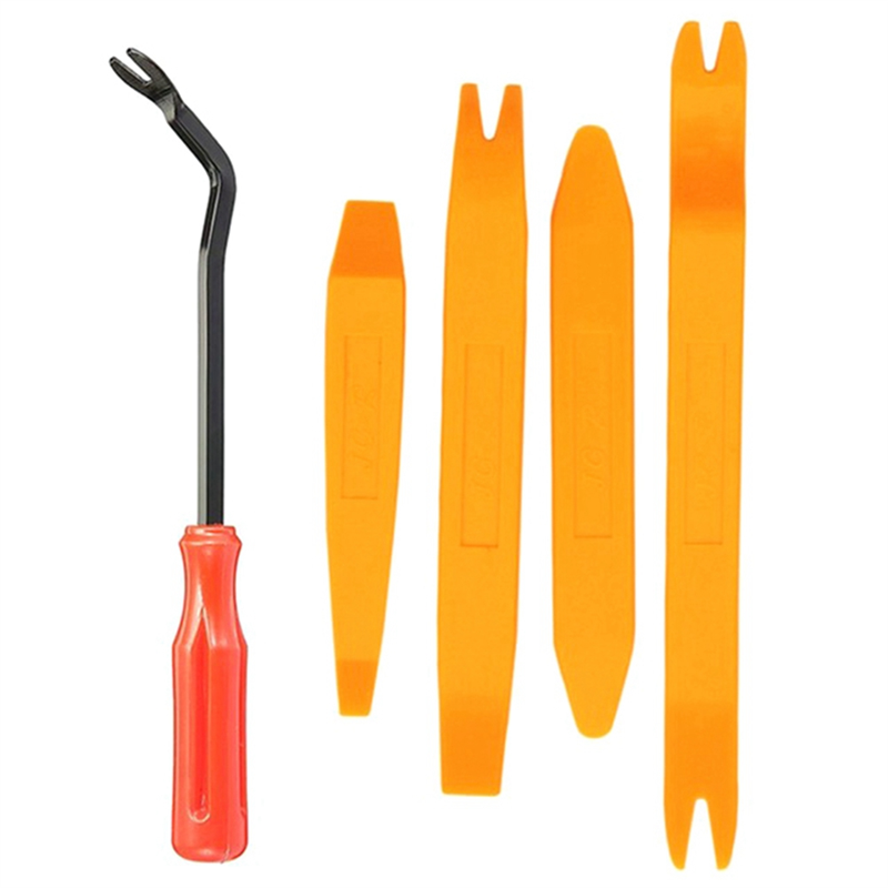 5 Piece Removal Tool Kit Plastic Pry Bar Door Panel Removal and Modification Interior Screwdriver Maintenance Tool