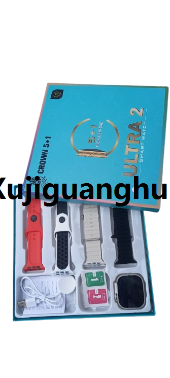 Xujiguanghui DT900 Ultra, 7in 1 Ultra _Smart watch ultra 2 crown 5+1_Ultra 7 Smart watch_7 in 1 _smart watch in low Rate , High Quality All smart watch , Best watch for gifting , Watch for girls and boys, best watch for kids
