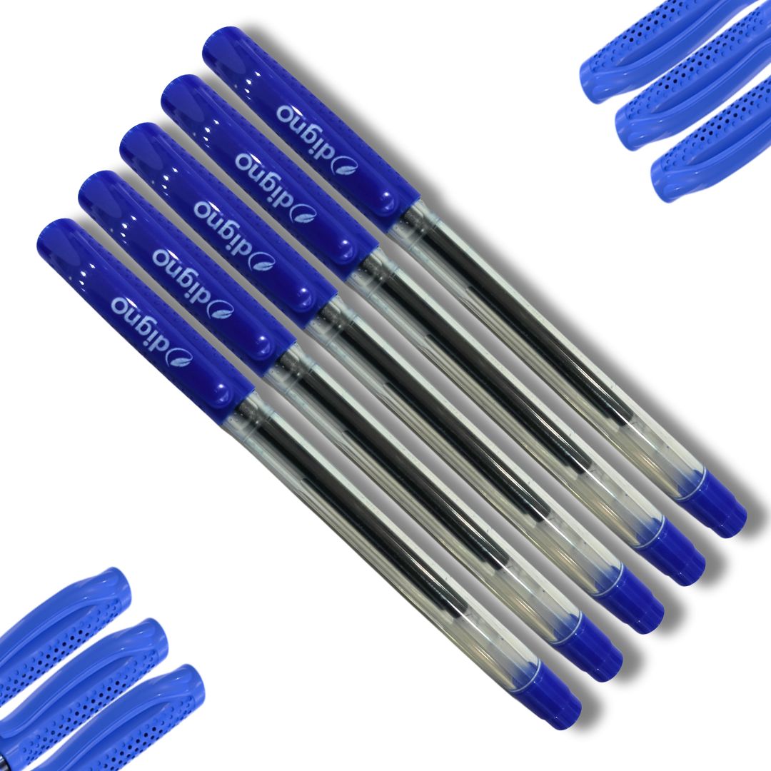 Digno Gloria Gel Pen | Blue & Black | Innovative Twin-Ball Design