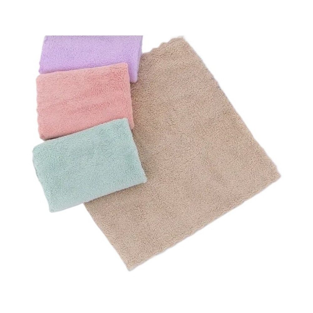 Baby 100% Cotton Soft Towels Handkerchief 4 Pcs Set