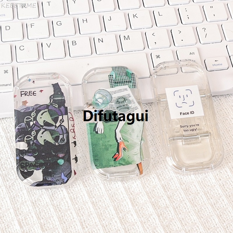 Difutagui Universal Phone Folding Holders for Iphone 15 14 13 Samsung Z Flip5 Original Xiaomi Mini Portable Phone Kickstand Bracket Desktop Stands