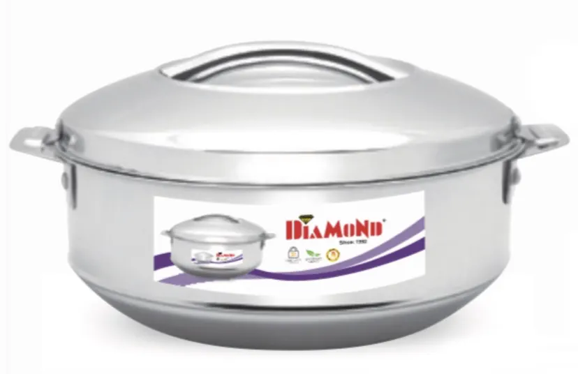 Diamond Stainless Steel Casserole (Hotcase) 3000 Ml