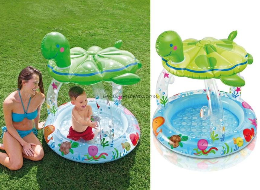 Intex Sea Turtle Shade Baby Pool - 57119
